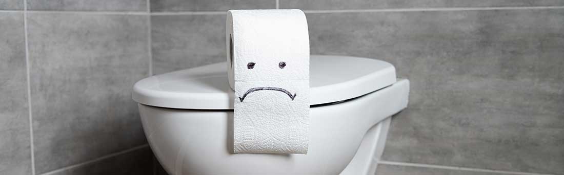 Signs of a blocked toilet