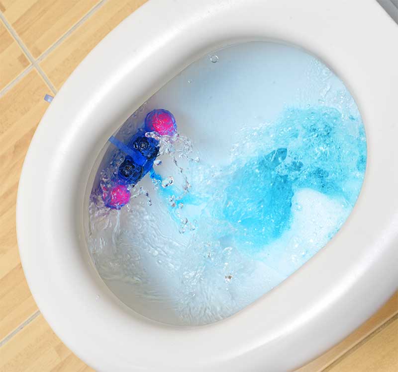 Common causes of toilet blockages