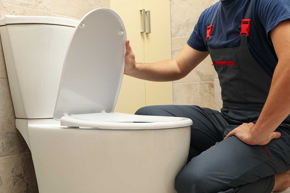 Calling a professional plumber