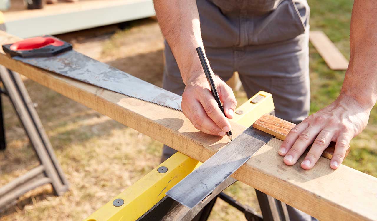 Garden fence installation location